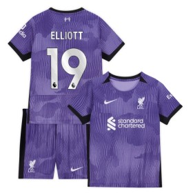 Günstige Fußballtrikots Liverpool Elliott 19 Kinder 3rd trikot 2023-24 Kurzarm